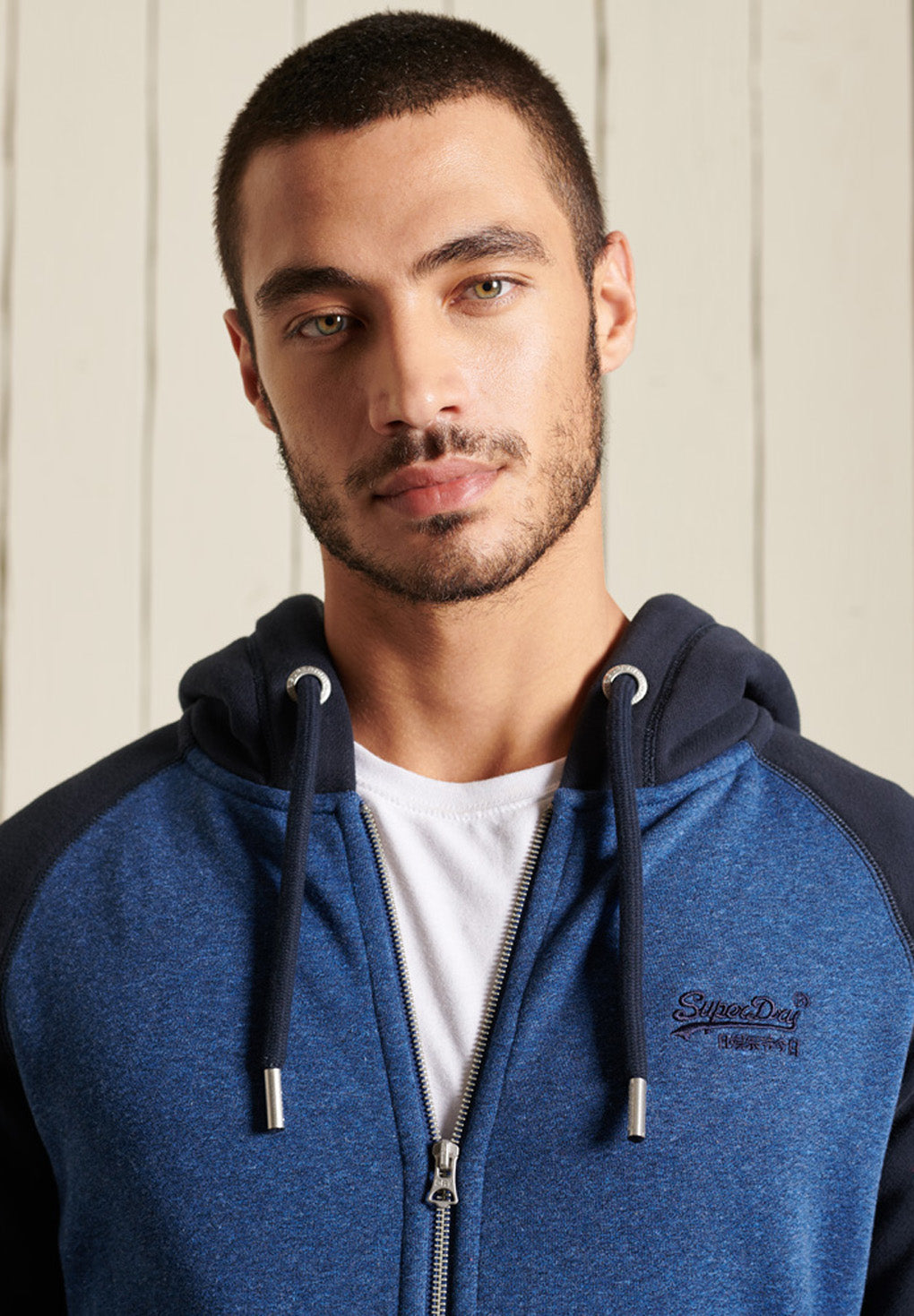SuperDry Orange Label Baseball ZipHood