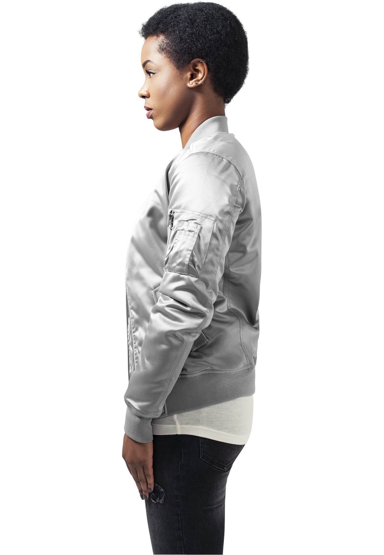 Urban Classics Ladies Satin Bomber Jacket