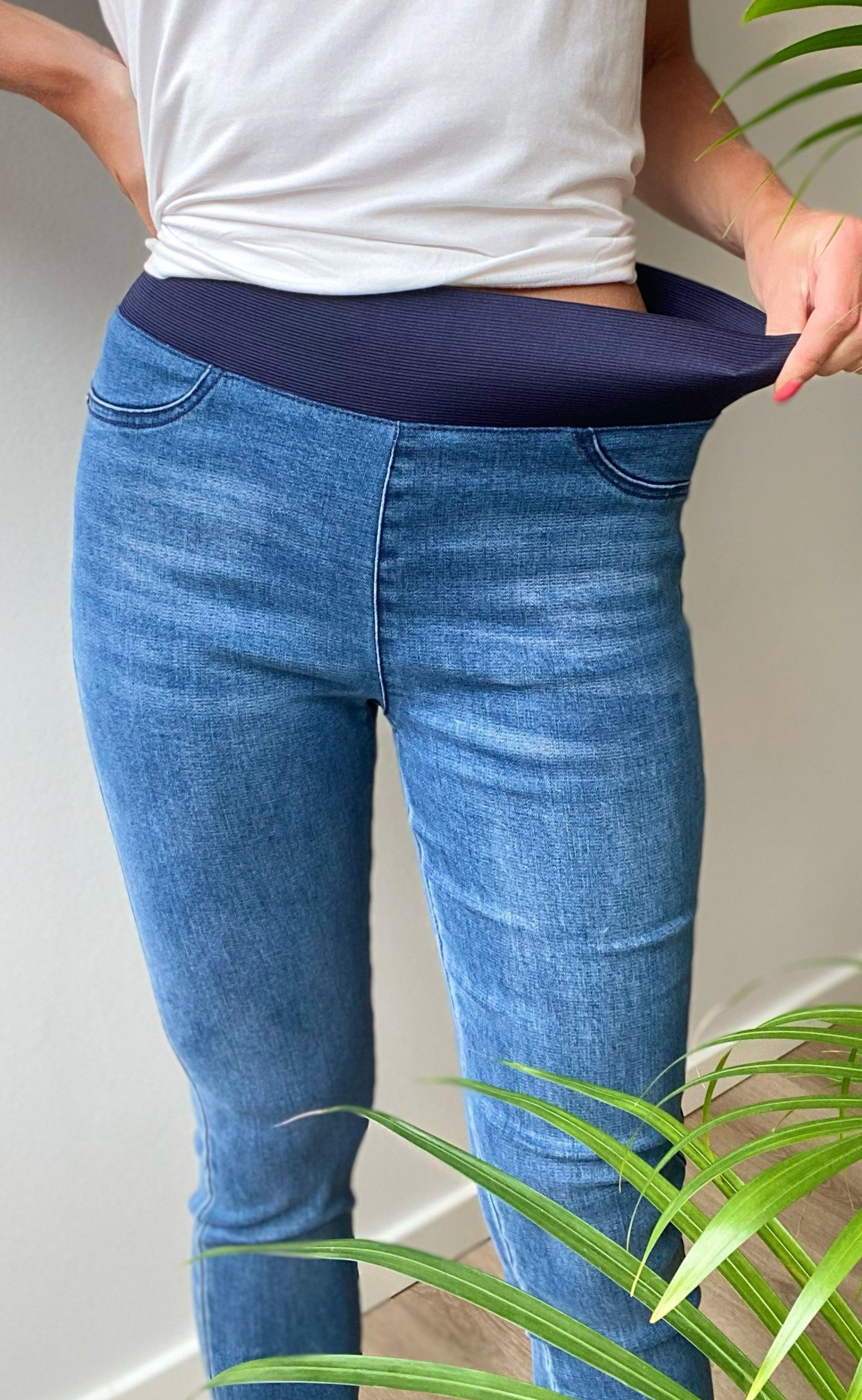 Freequent Bukser - Shantal Denim - Medium Blue