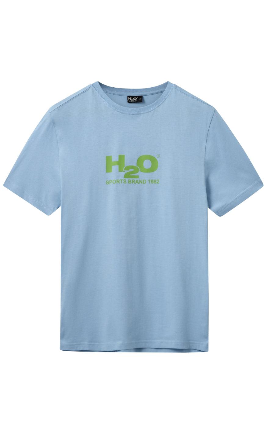 H2O T-Shirt - Logo - Baby Blue Hot på udsalg