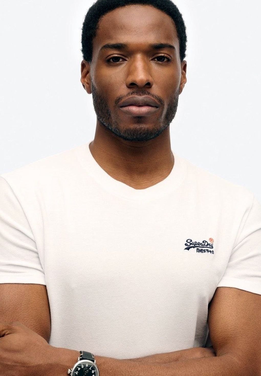 Superdry Organic Cotton Essential Contrast Emb T-Shirt