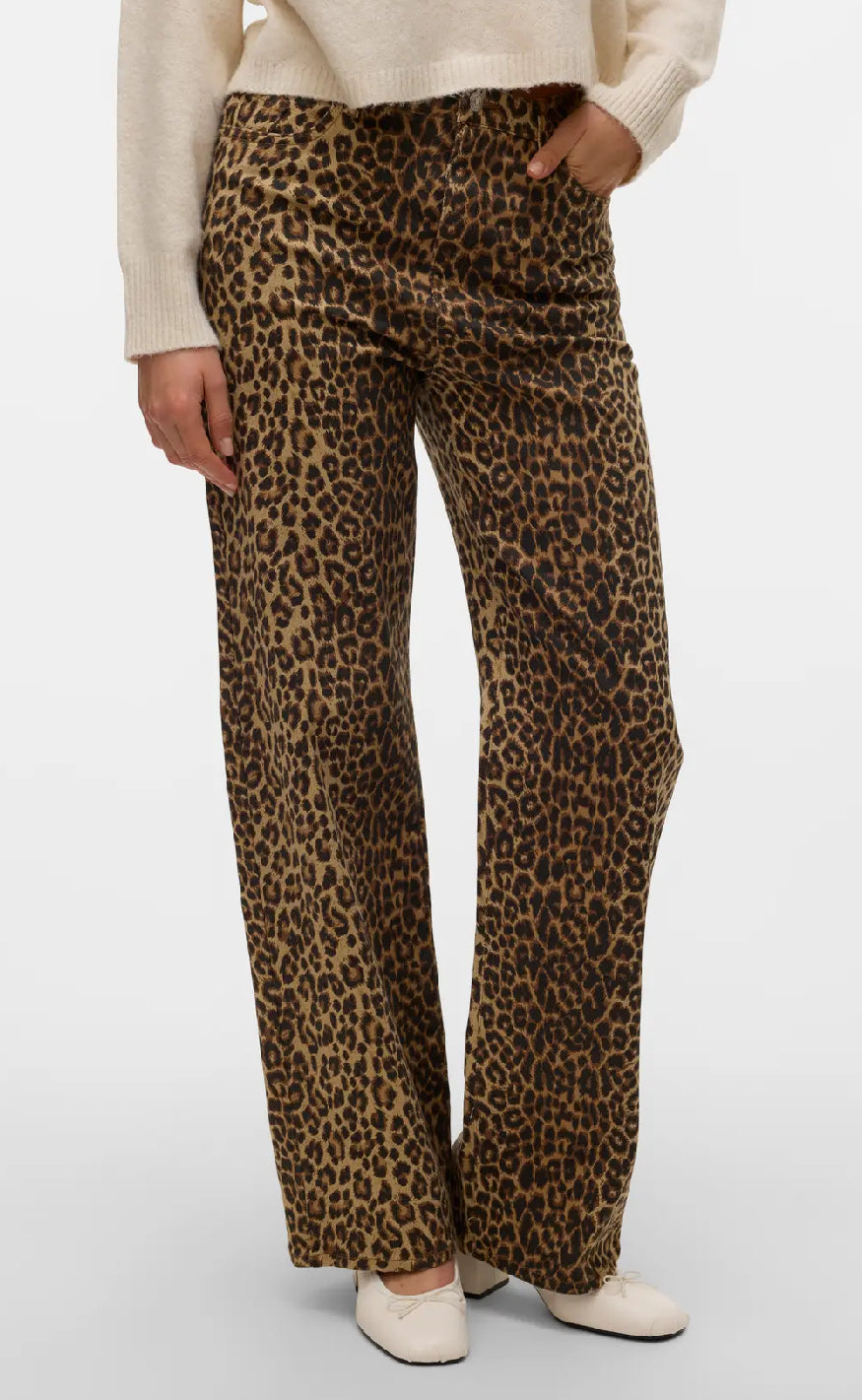 Vero Moda Bukser - Tessa - Silver Mink Udsalg