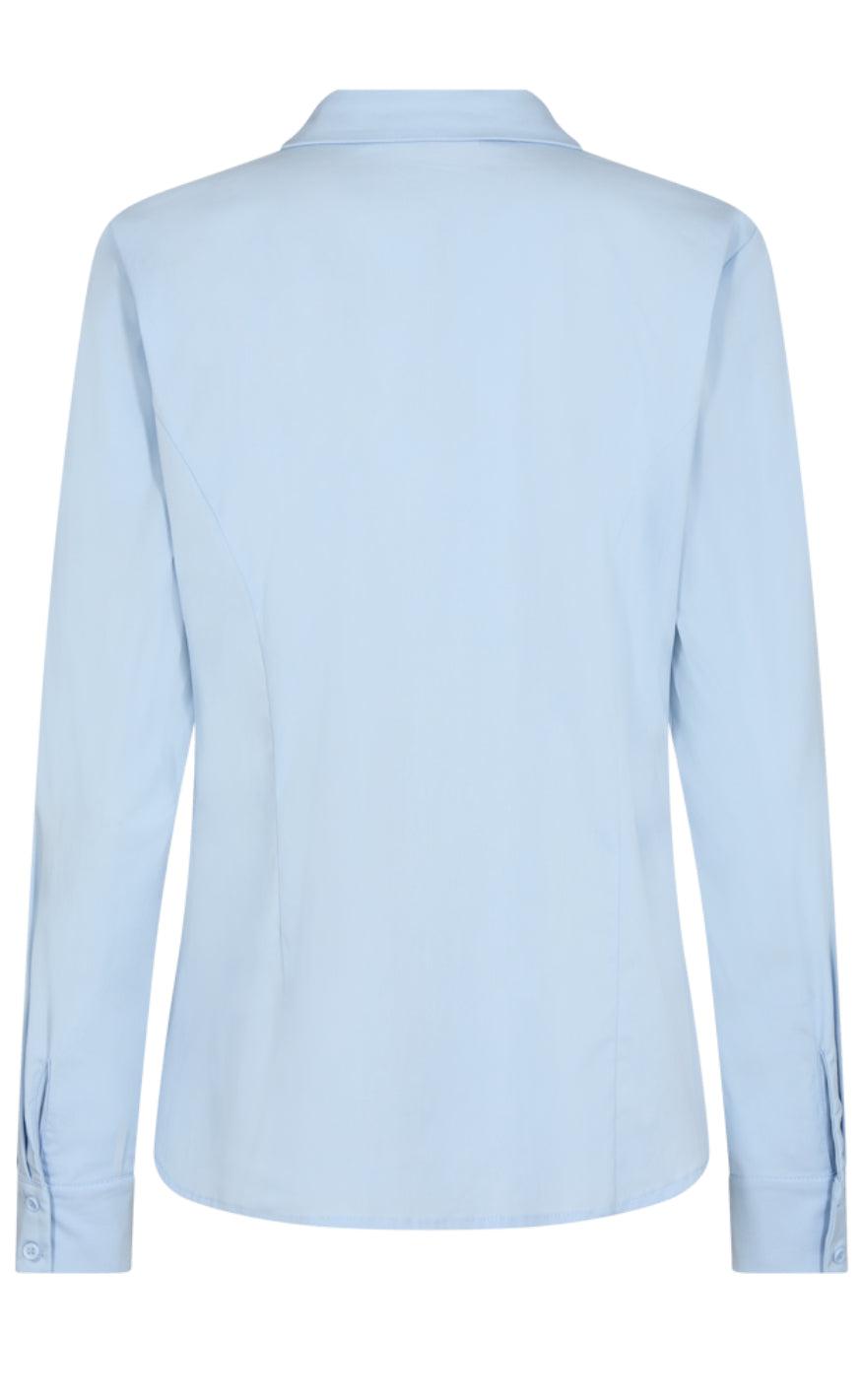 Freequent Skjorte - Oriana - Chambray Blue Rabat