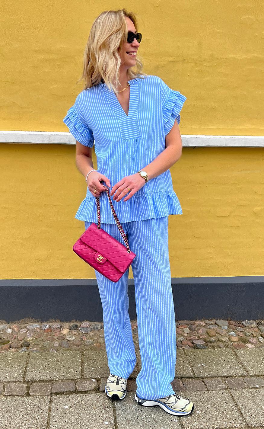 Say INA Copenhagen Bukser - Liv - Blue Striped