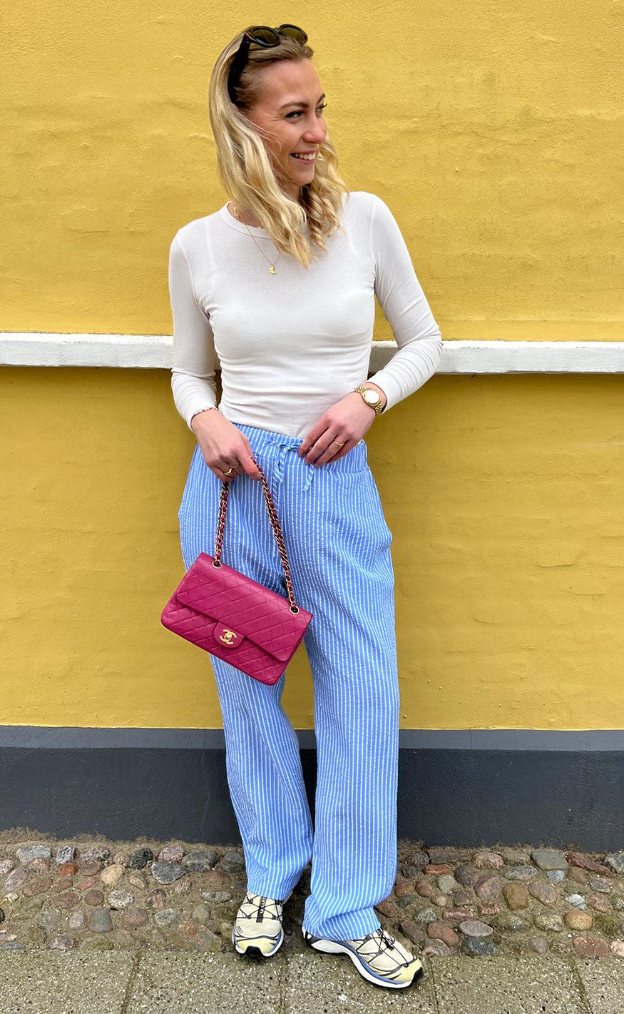 Say INA Copenhagen Bukser - Liv - Blue Striped