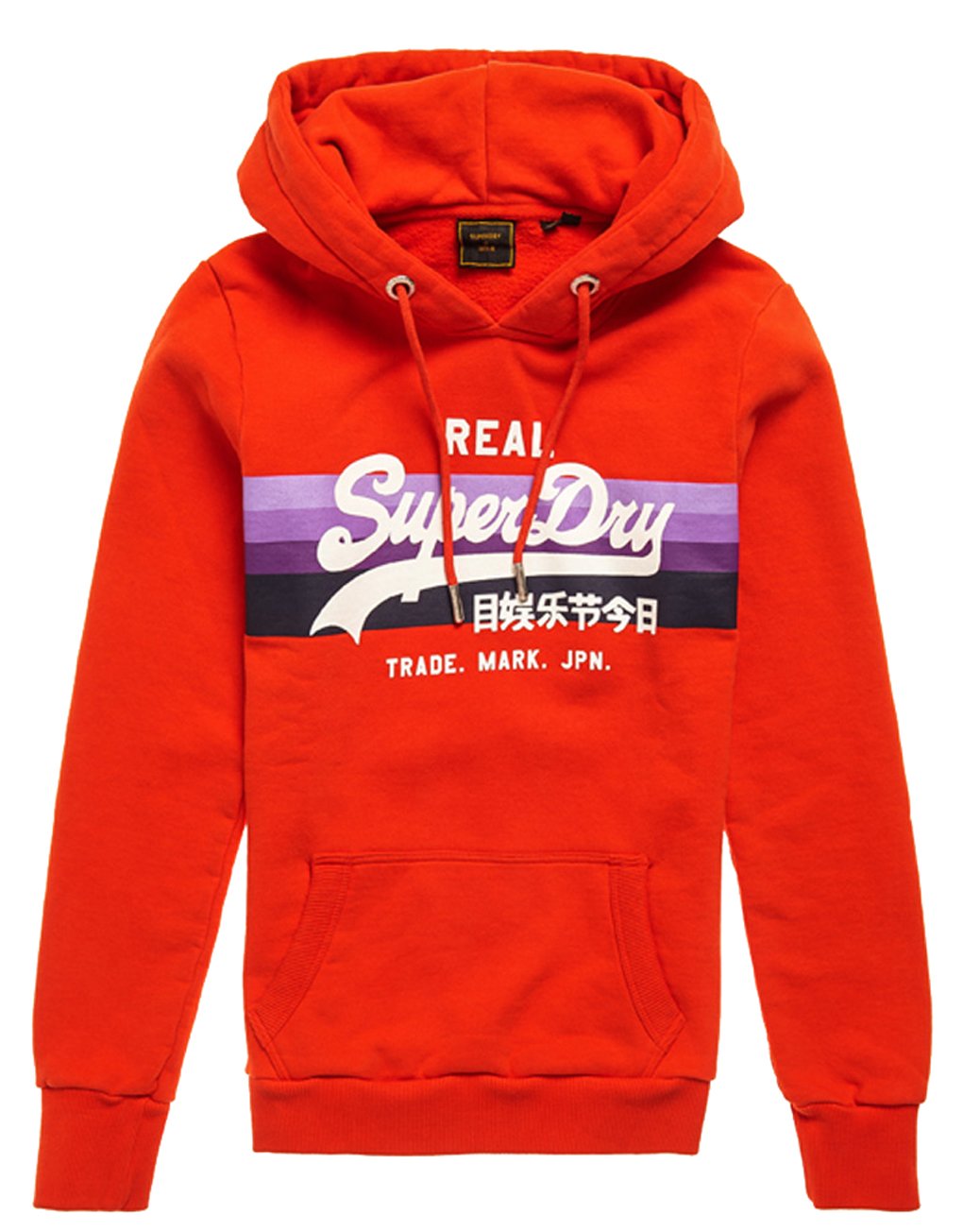 Superdry Lady Vintage Logo Retro Rainbow Hoodie Hot på udsalg