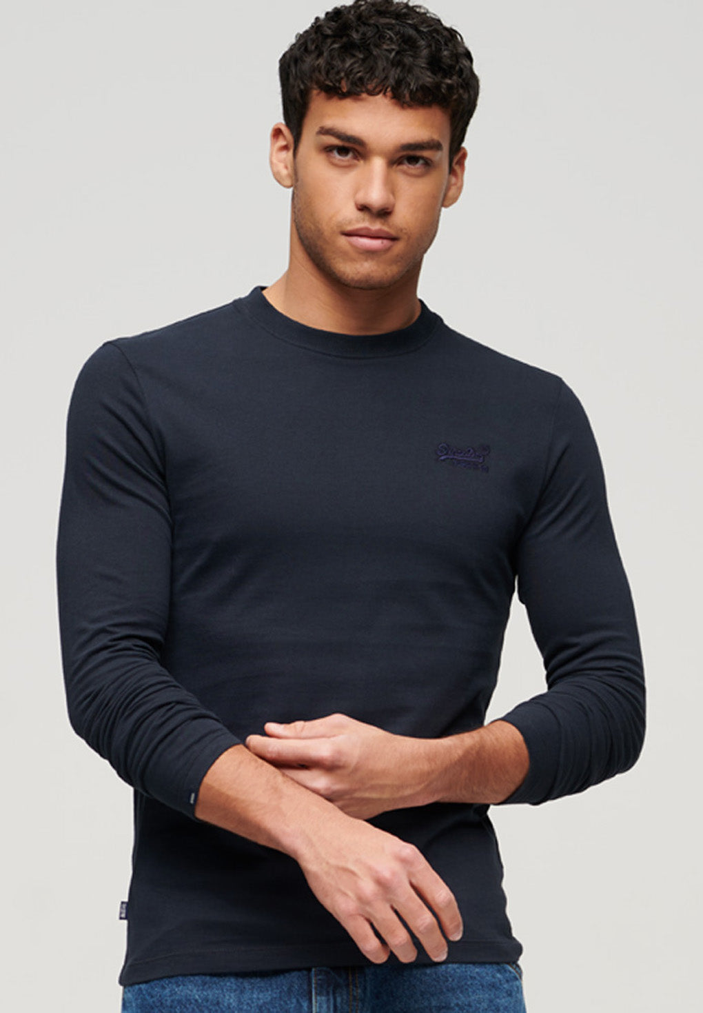 Superdry Organic Cotton Vintage Logo Emb. L/S T-shirt
