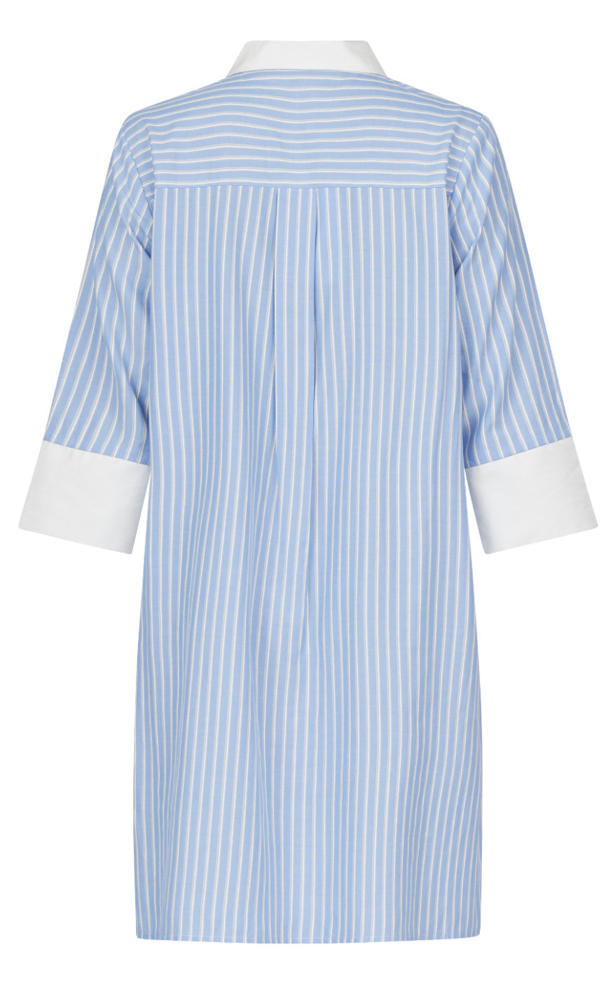 Love & Divine Kjole - Love441-34 - Blue Stripe
