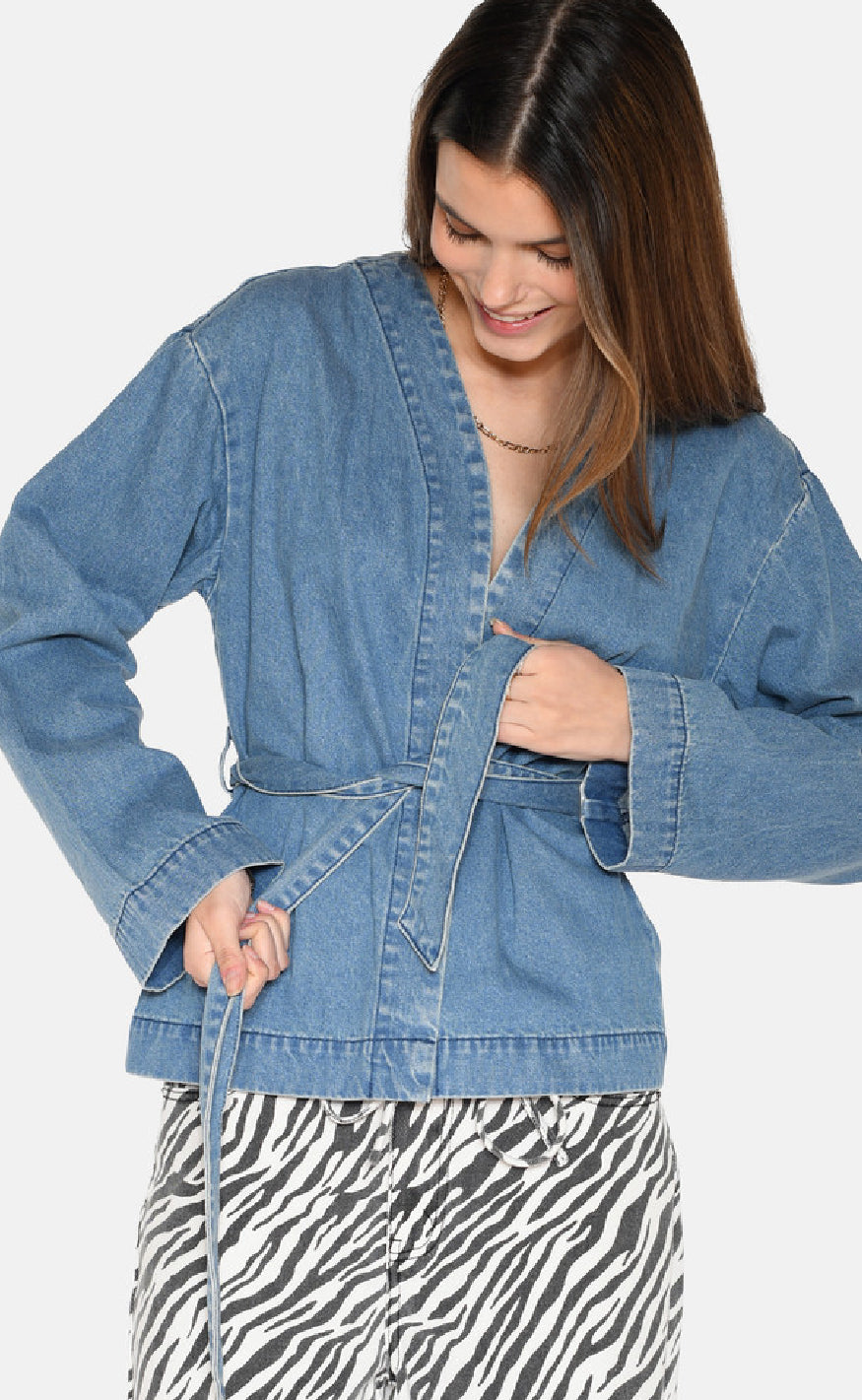 Moves Skjorte - Nila - Medium Blue