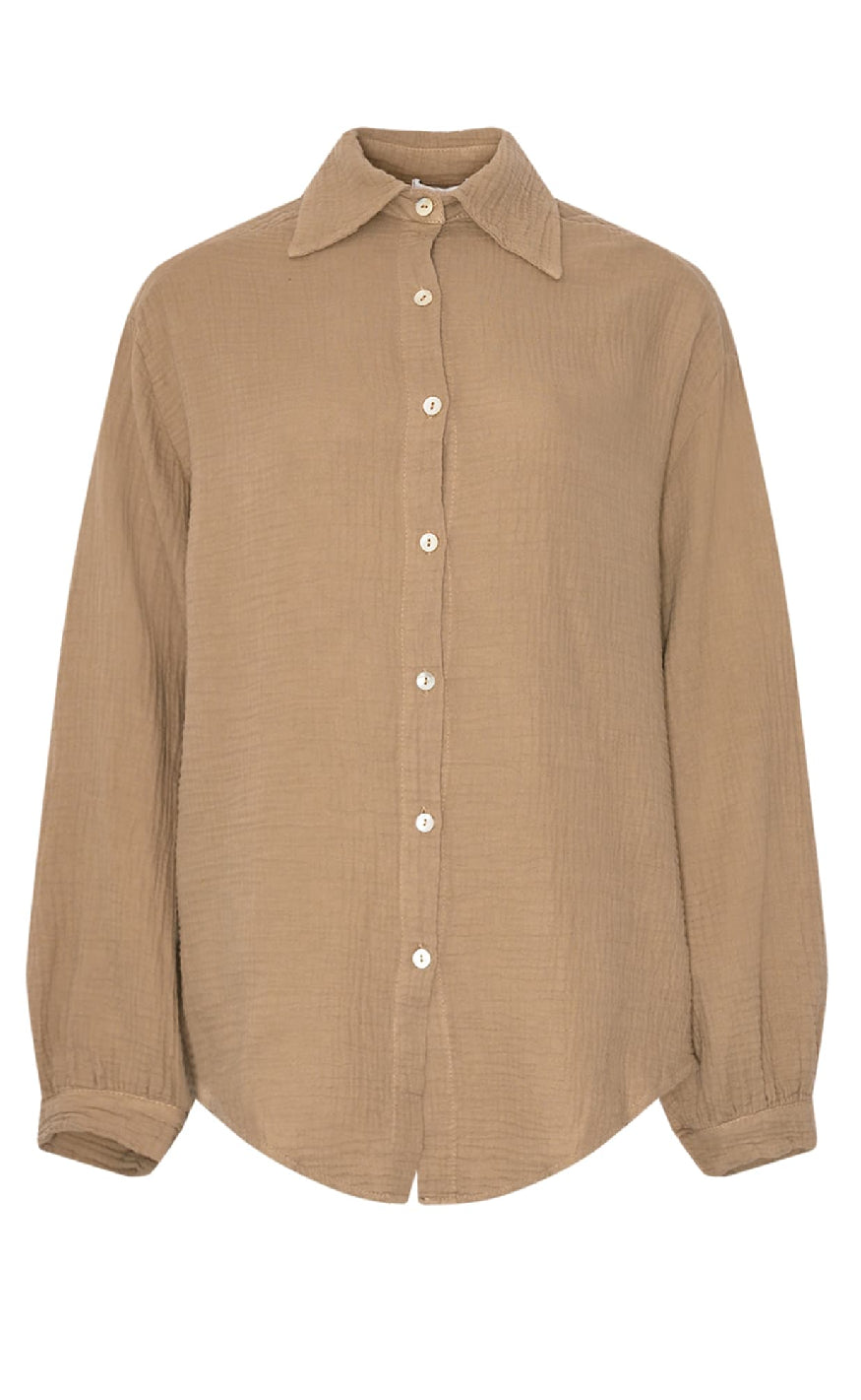 Noella Skjorte - Suri - Timber Brown