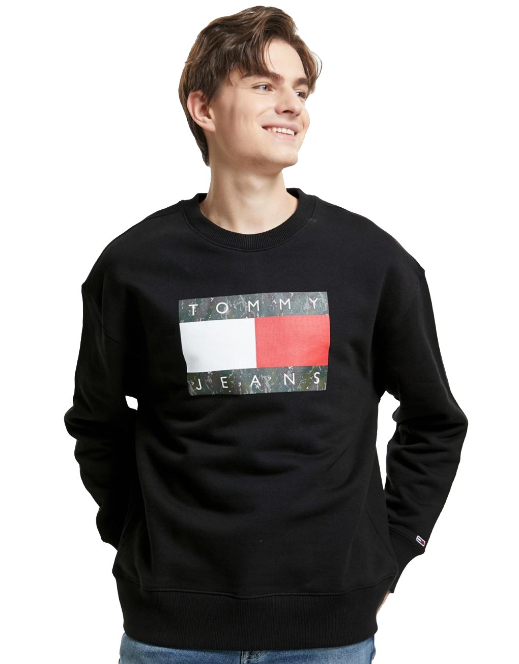 Tommy Hilfiger TJM Camo Flag Sweatshirt