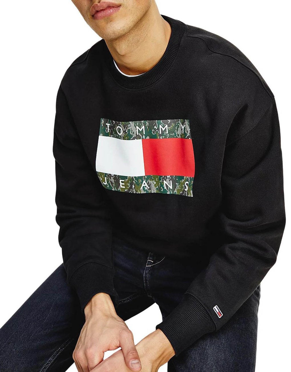 Tommy Hilfiger TJM Camo Flag Sweatshirt