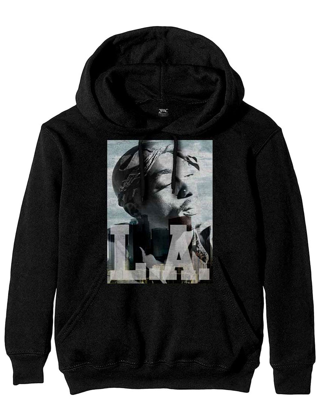2Pac LA Skyline Hoody Udsalg