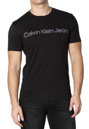 Calvin Klein Jeans Monokrom Institutional T-Shirt