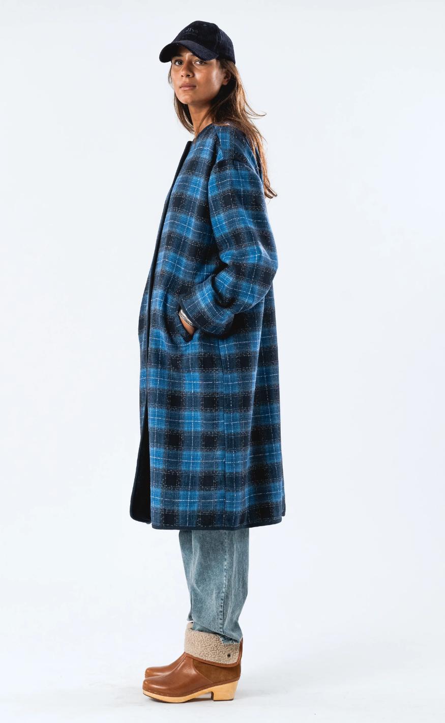 Lollys Laundry Kasket - Oak - Navy Mode