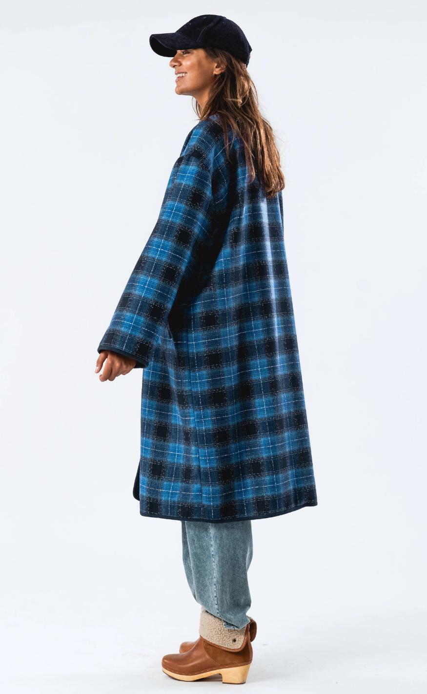 Lollys Laundry Kasket - Oak - Navy Mode