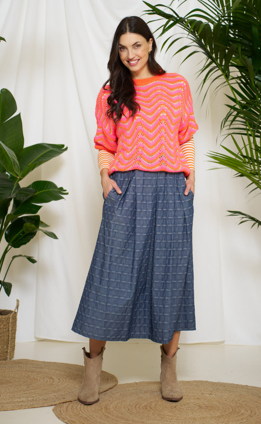 Marta Du Chateau Nederdel - Malika - Jeans Mode