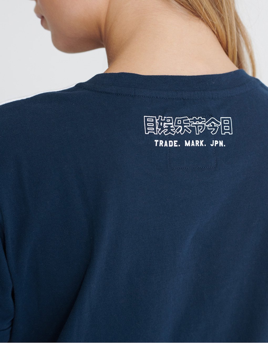 Superdry Lady Vintage Logo Outline Piping Boxy T-Shirt