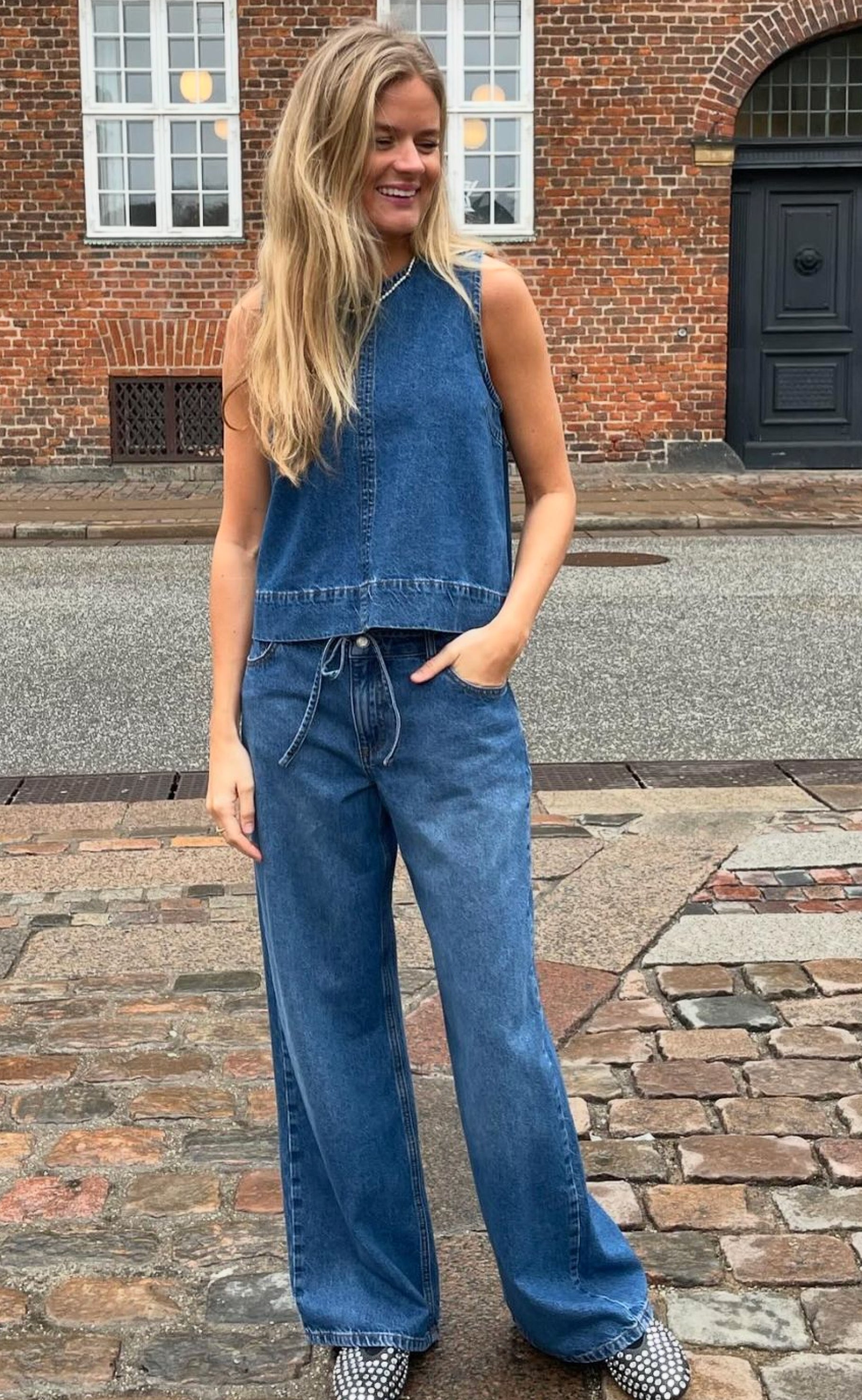 Global Funk Top - Rihne-G - Vintage Blue Wash