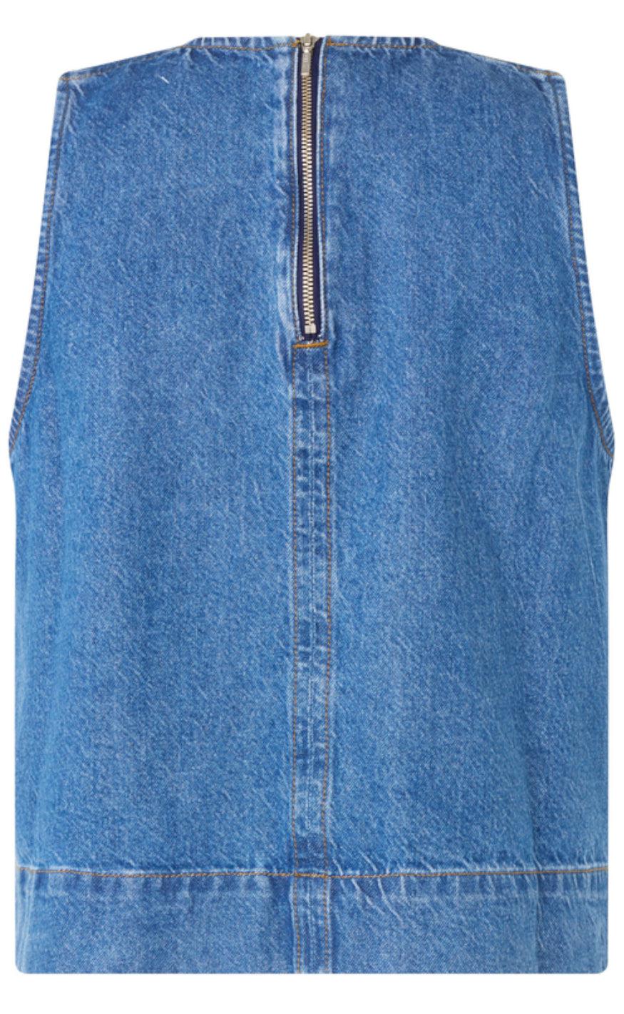 Global Funk Top - Rihne-G - Vintage Blue Wash