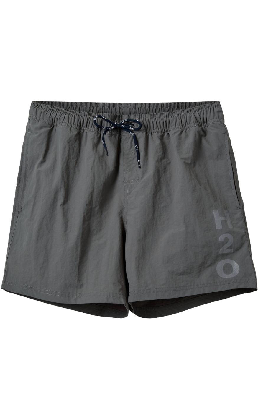 H2O Shorts - Leisure Logo - Dark Grey Udsalg