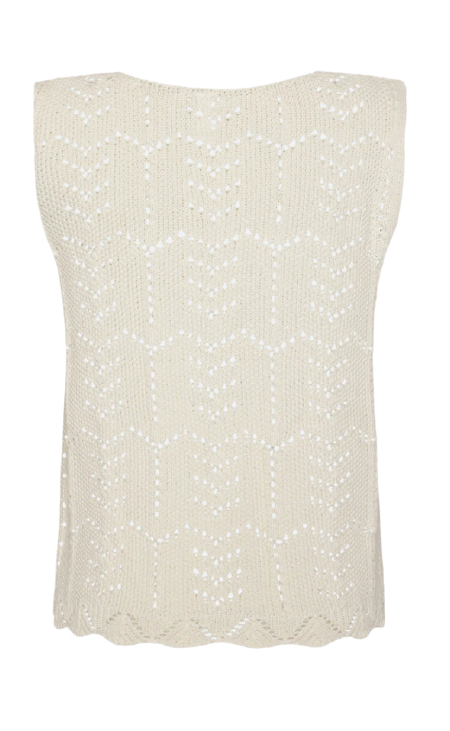 Moves Vest - Daphne - Ivory Online Hot Salg
