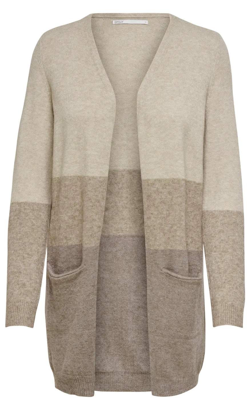 ONLY Cardigan - Queen - Sand W. Beige & Woodsmoke