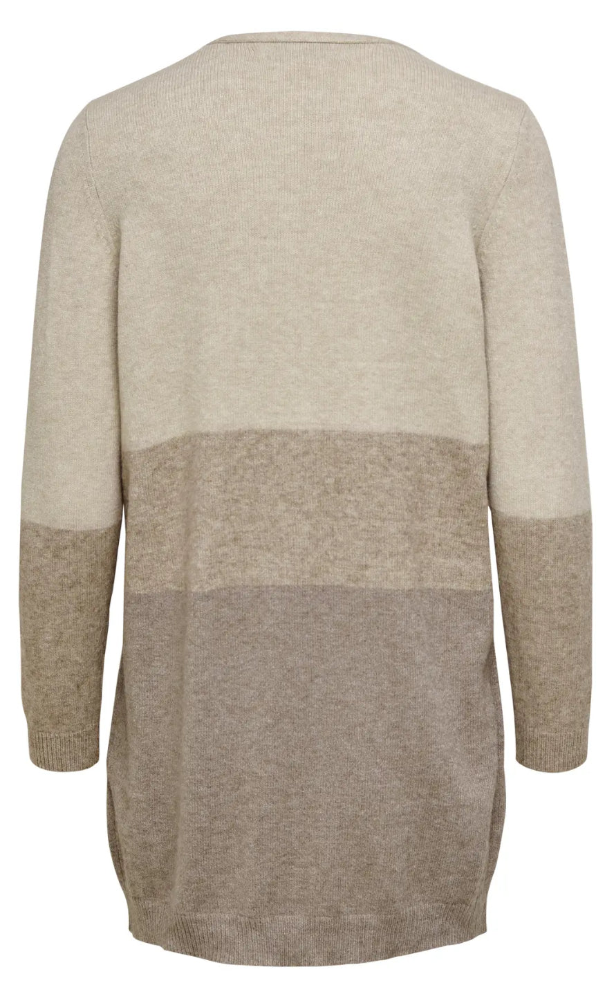 ONLY Cardigan - Queen - Sand W. Beige & Woodsmoke