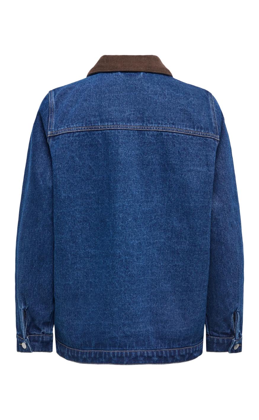 ONLY Jakke - Frankie LS - Dark Blue Denim