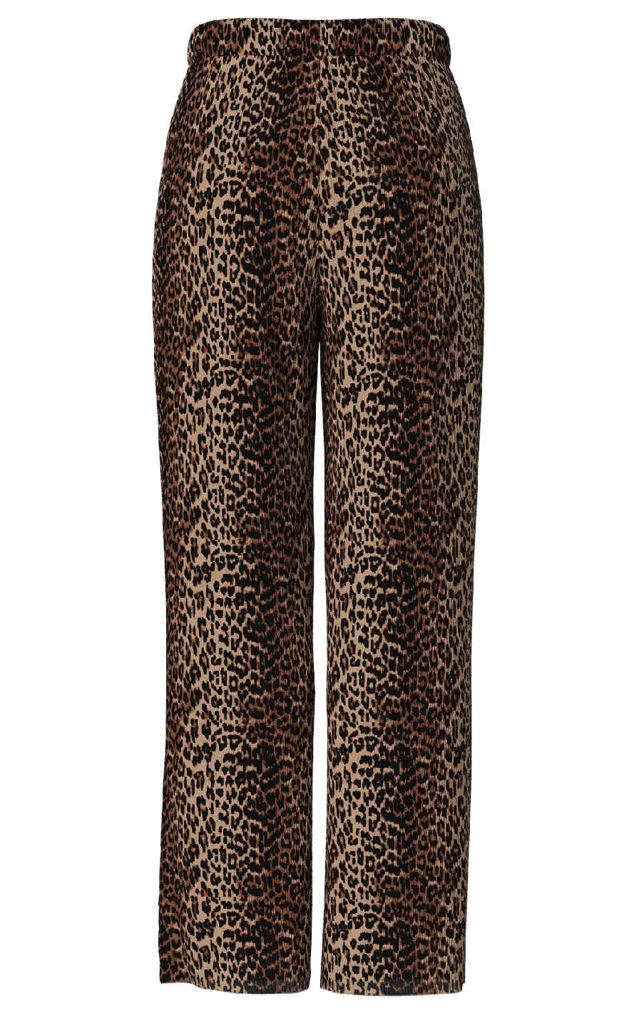 Pieces Bukser - Flora - Black Leo