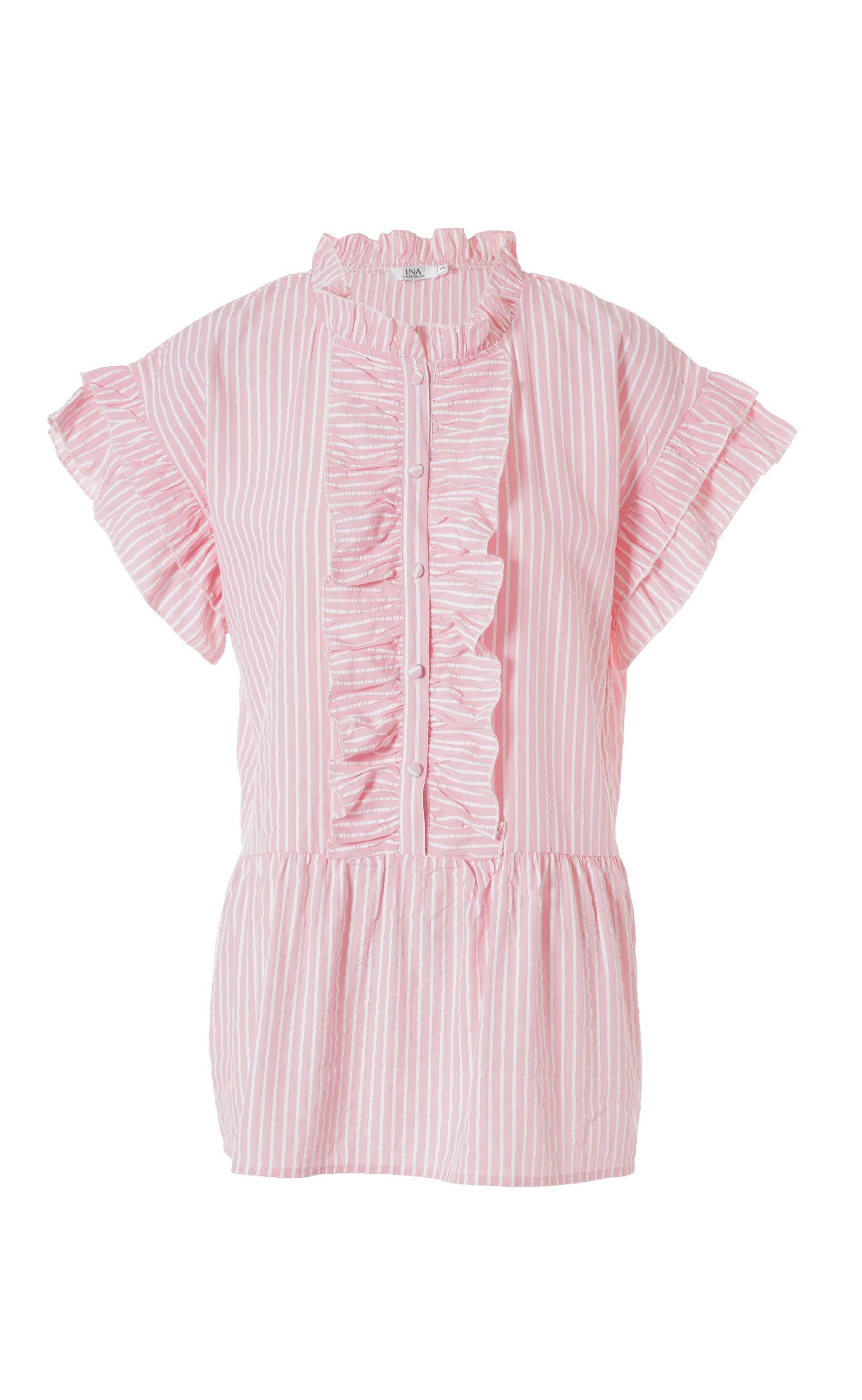 Say INA Copenhagen Top - Freya - Pink Striped