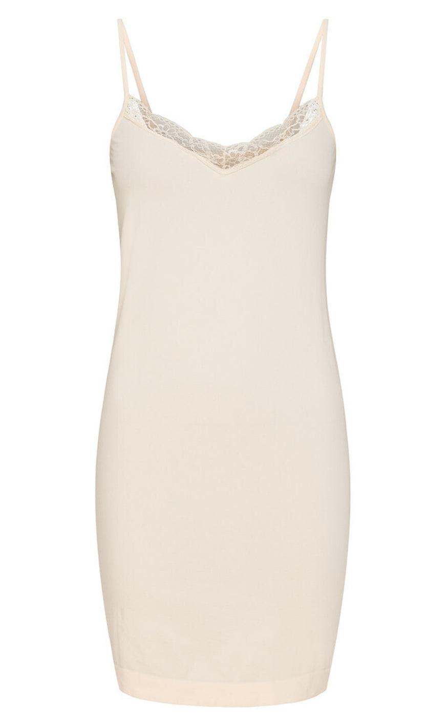 Tim & Simonsen Kjole - Marylin Fullslip - Panna