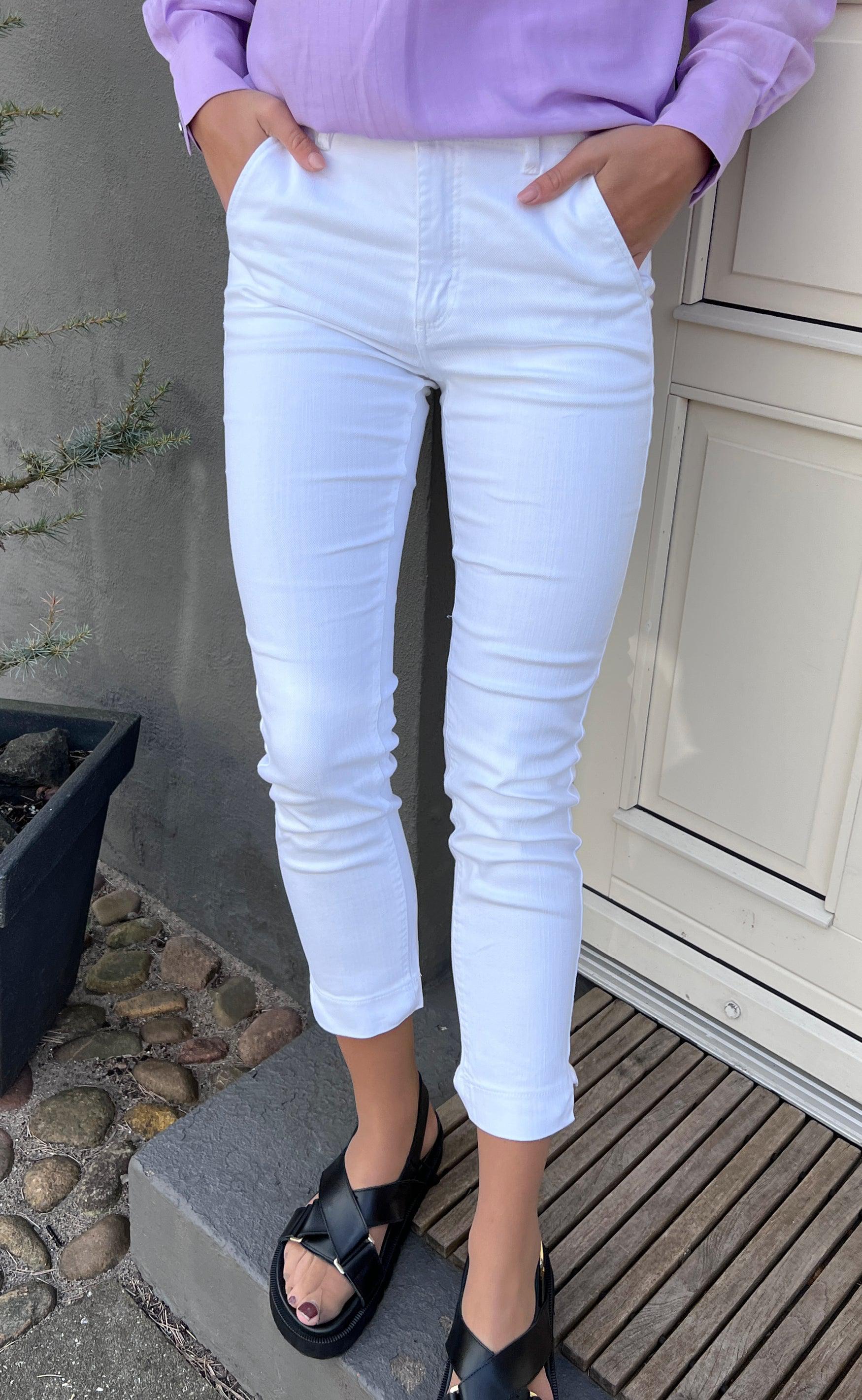 Freequent Bukser - Rock - Bright White