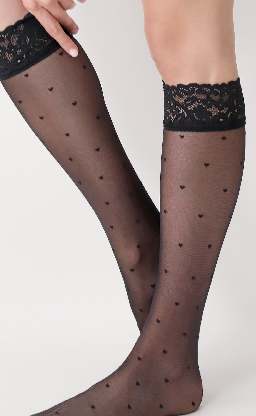 Oroblu Knæstrømper - Sweetie Knee-High - Black