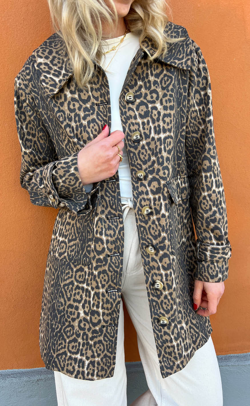Say INA Copenhagen Trenchcoat - Jessica - Leopard