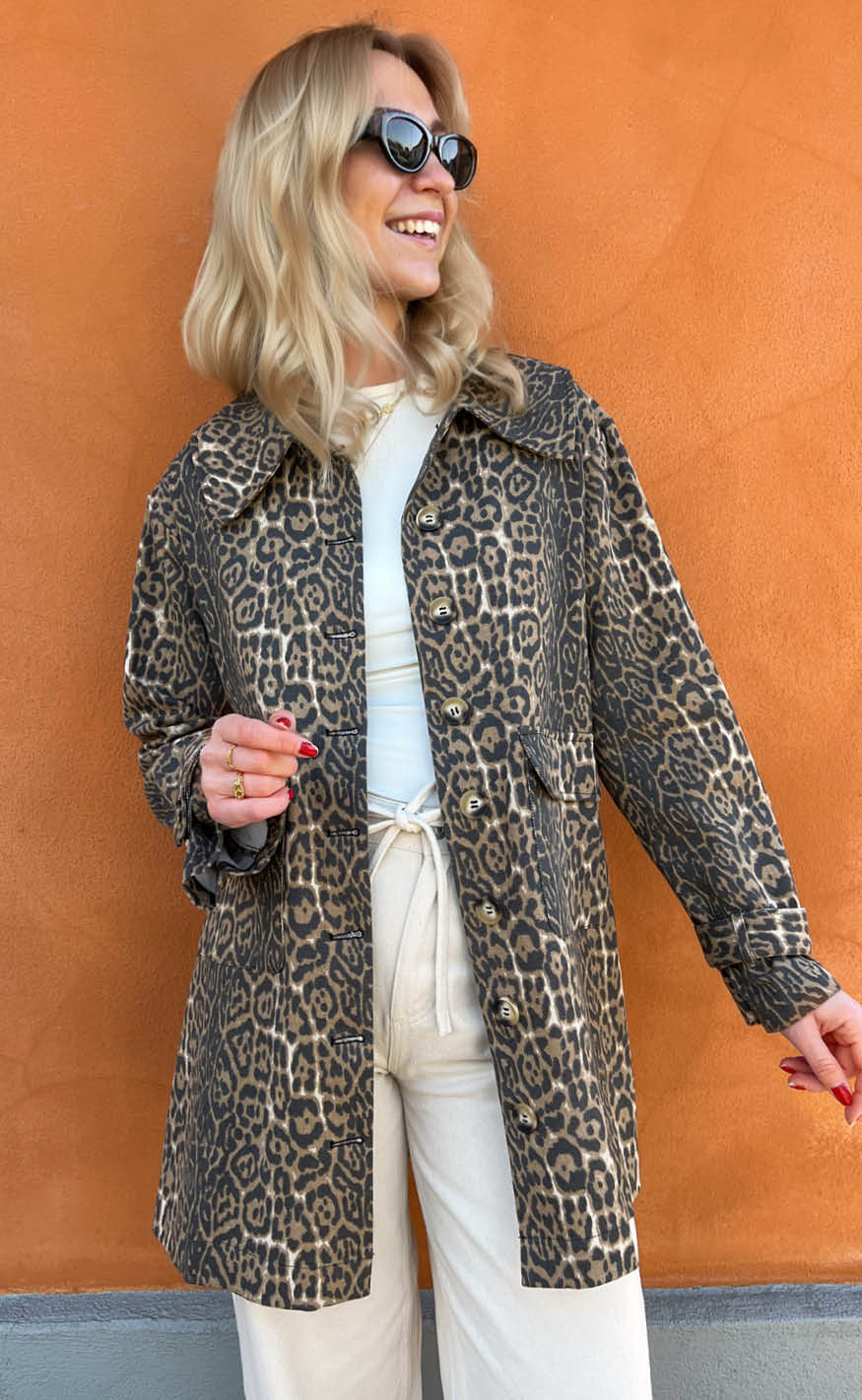 Say INA Copenhagen Trenchcoat - Jessica - Leopard