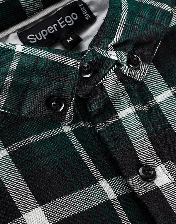 super-ego-checked-shirt_1.jpg Super Ego Checked Shirt på udsalg