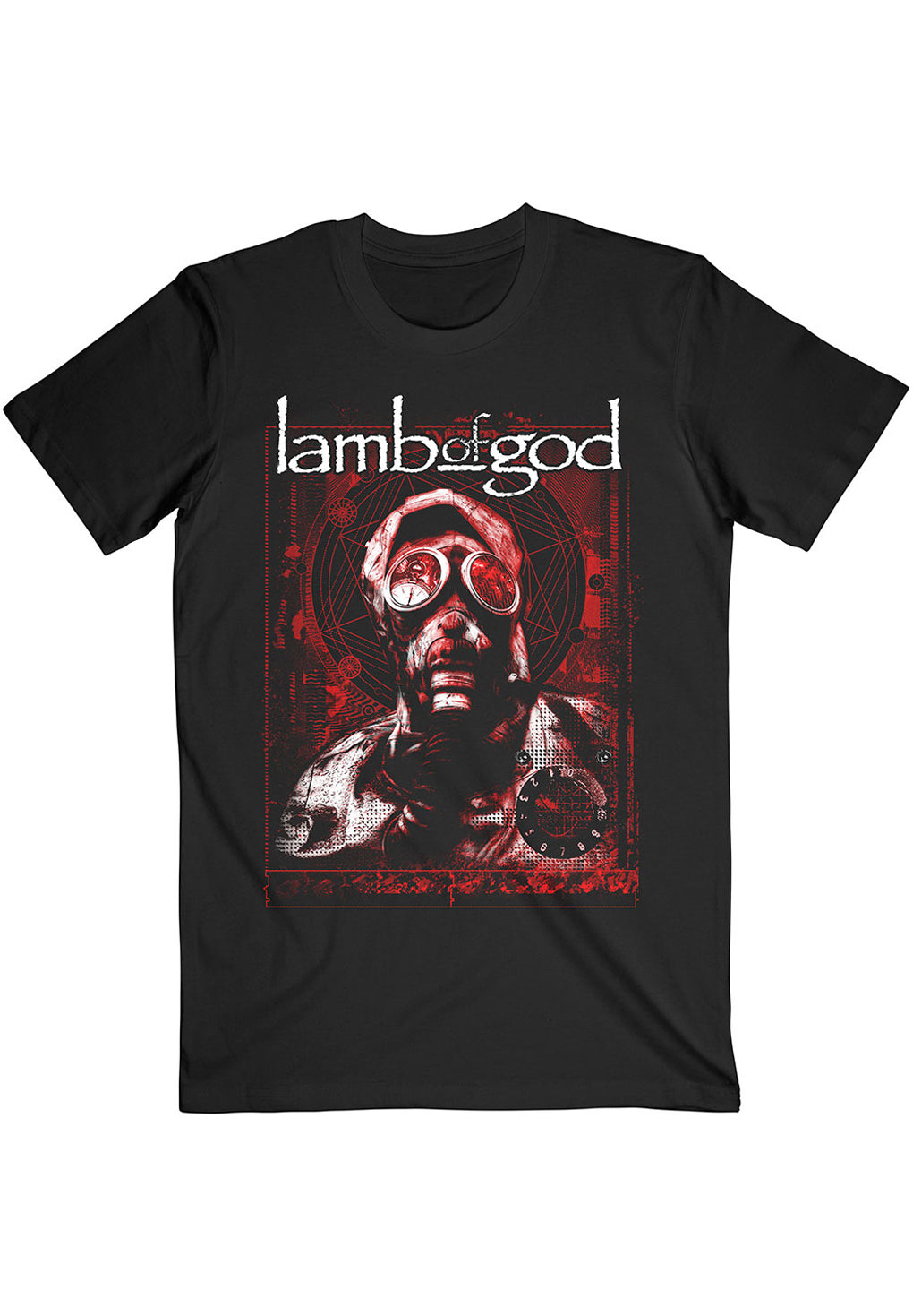Lamb Of God Gas Masks Waves T-Shirt