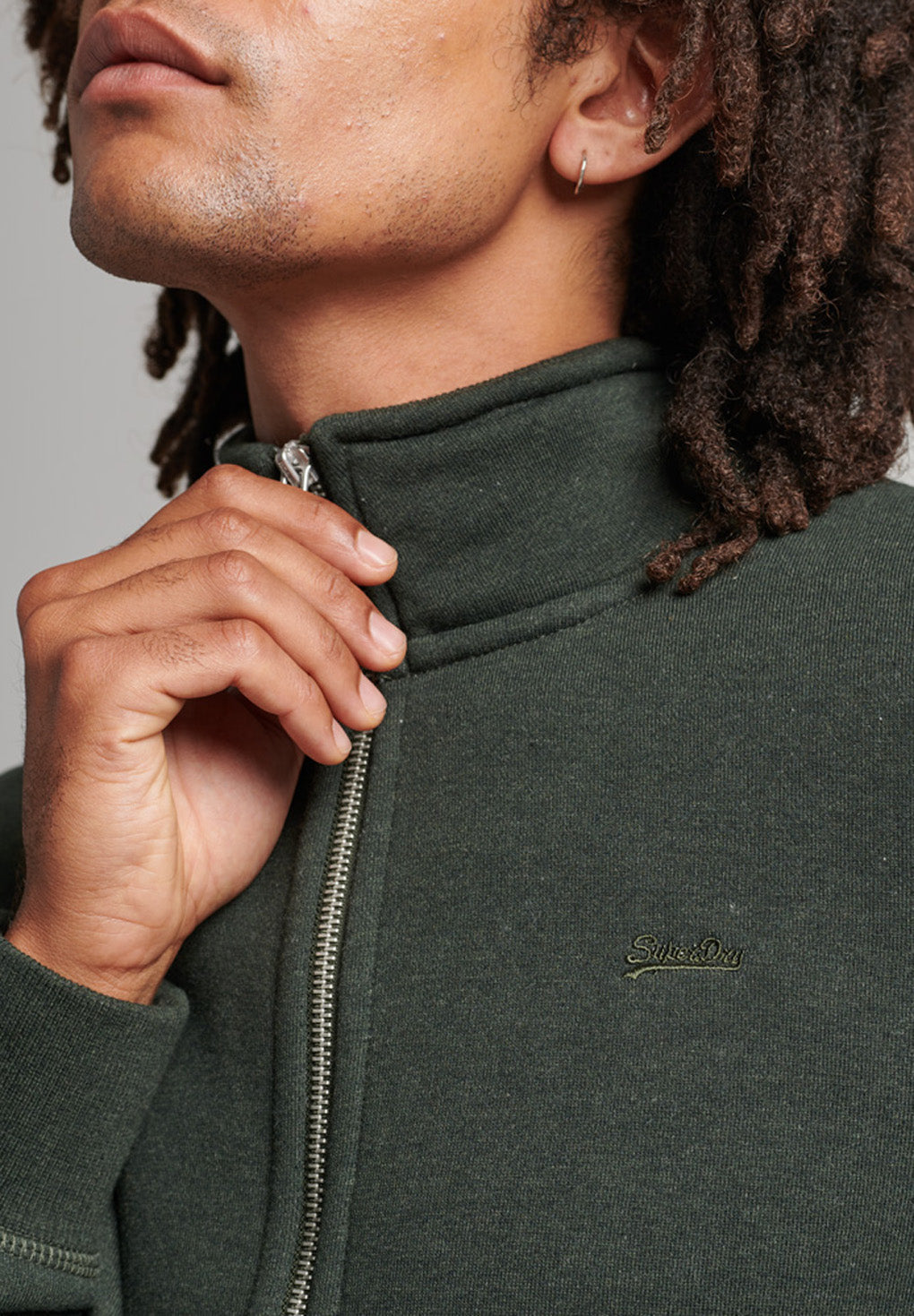 Superdry Vintage Logo EMB Zip Track Top