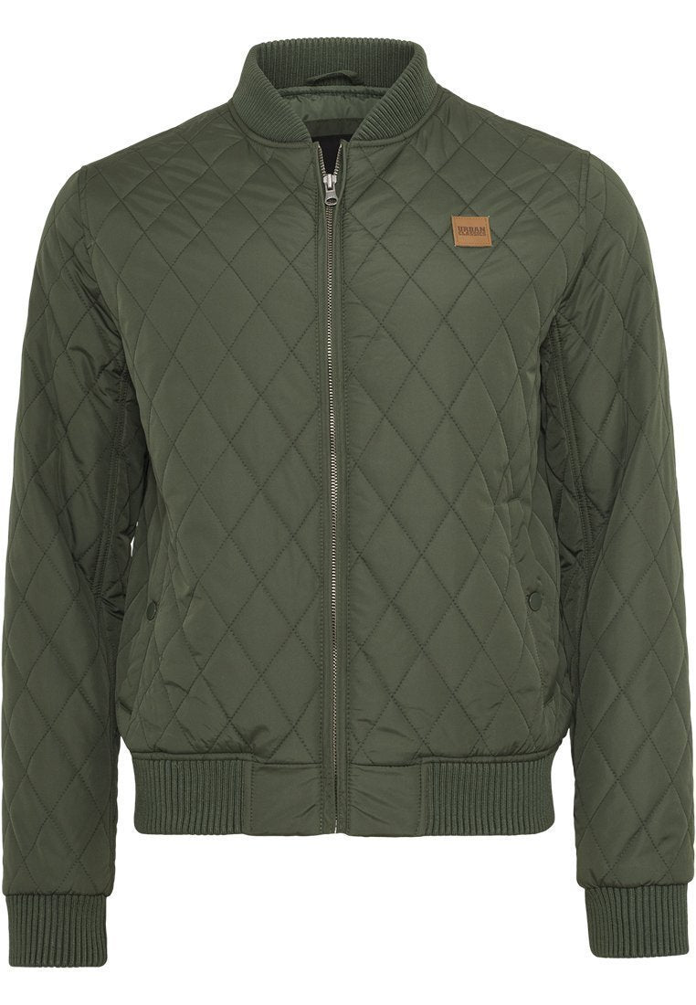 Urban Classics Diamond Quilt Nylon Jacket Online