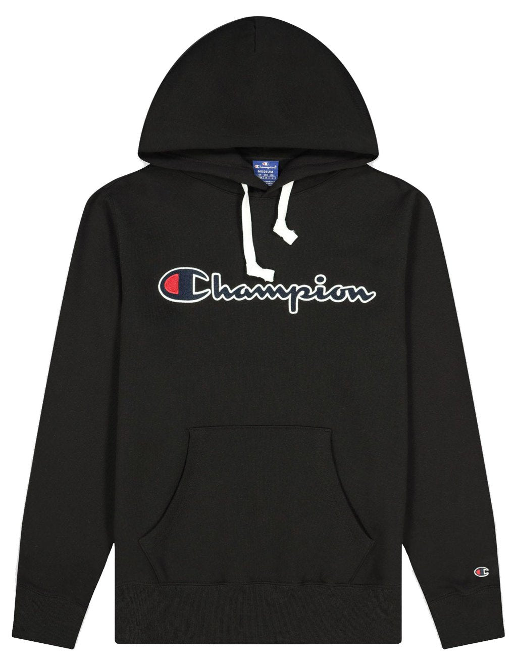 Champion Satin Stitch Script Logo Fleece Hoodie
