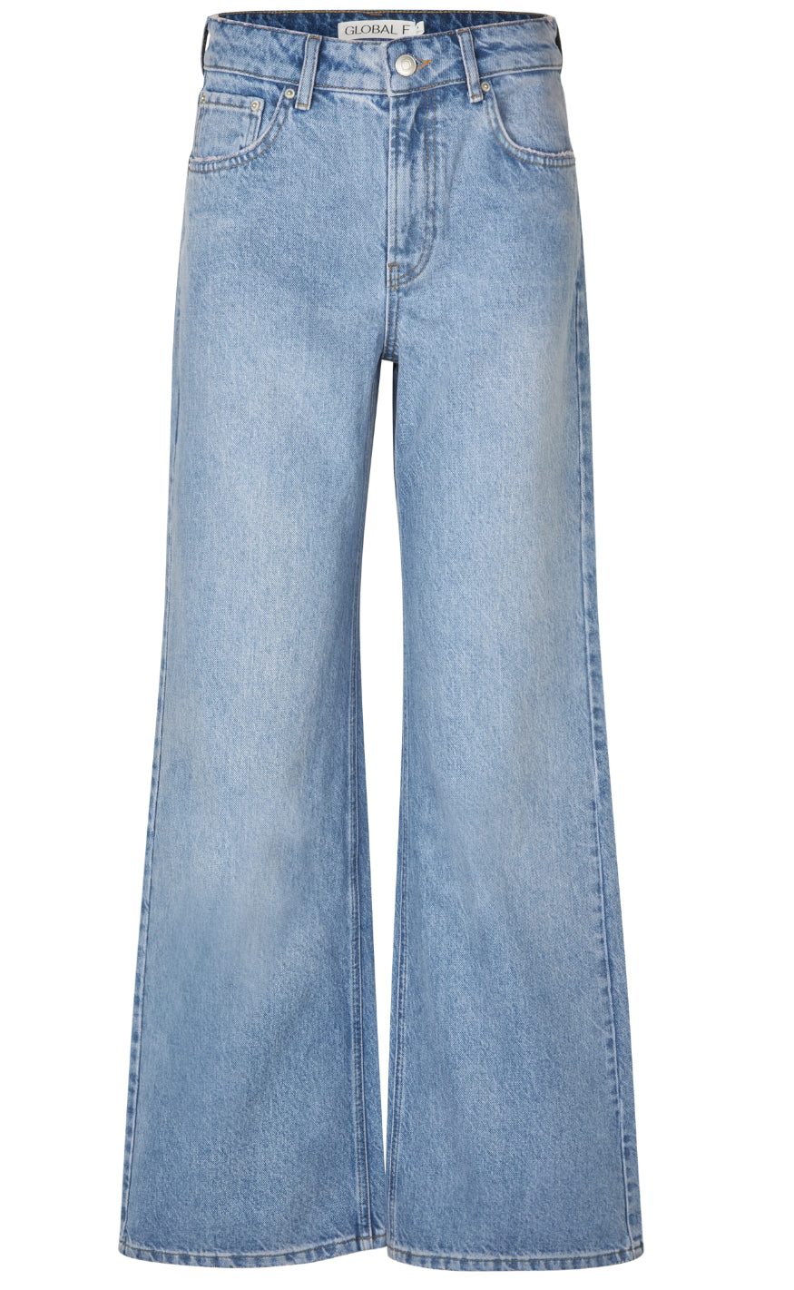 Global Funk Bukser - Amarillo-G - Light Blue Brushing Online Hot Salg