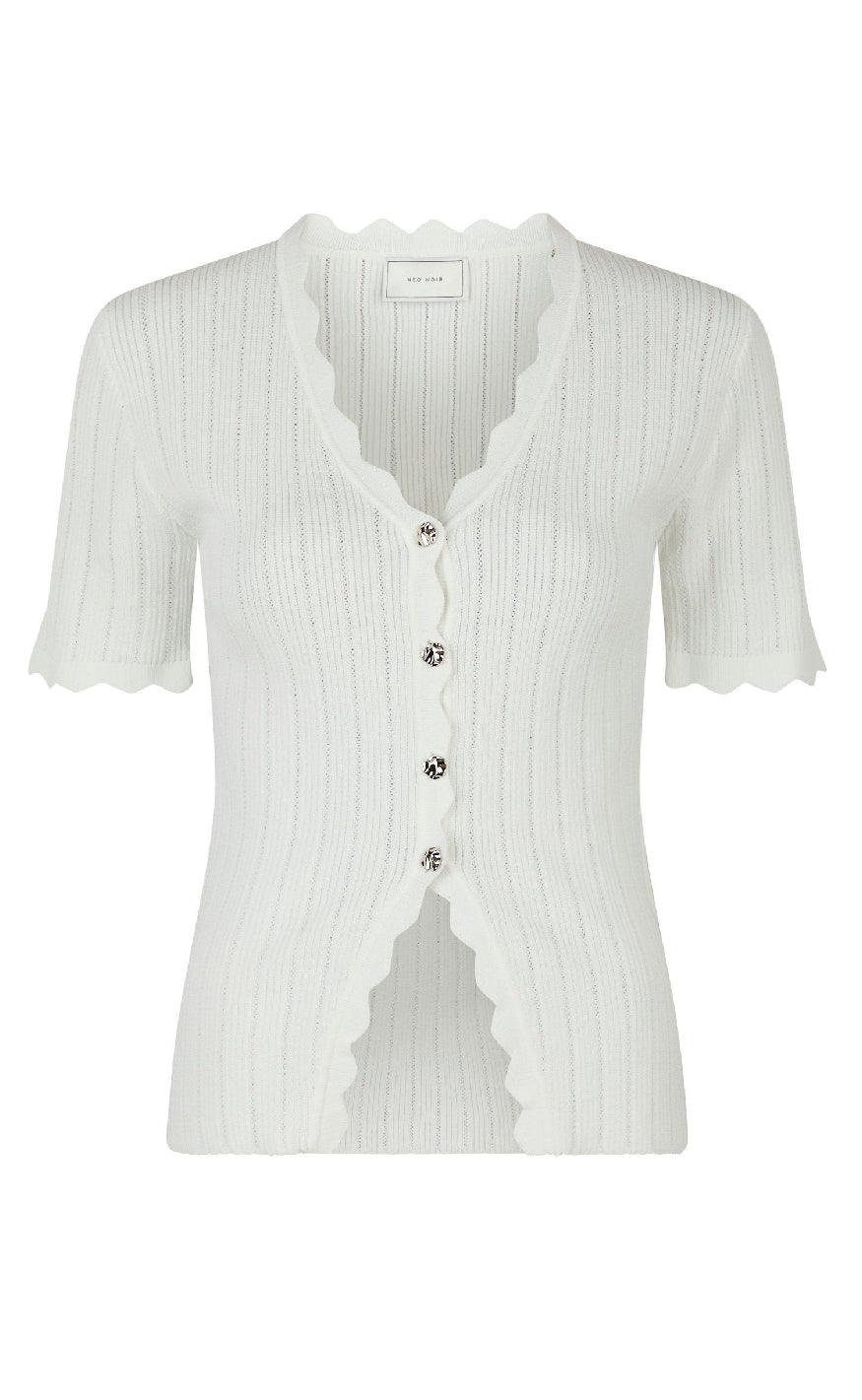 Neo Noir Bluse - Larifa Stitch - White
