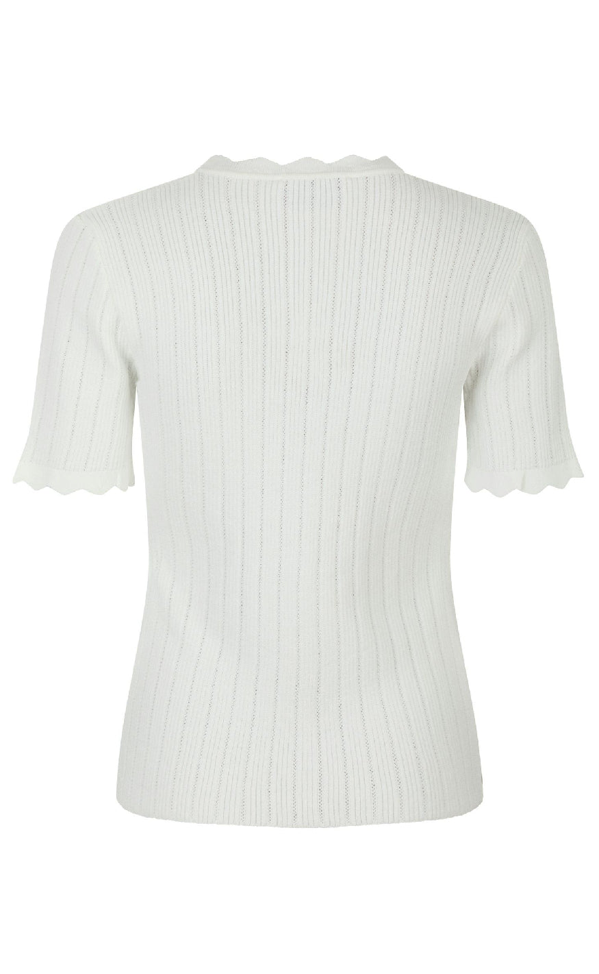 Neo Noir Bluse - Larifa Stitch - White
