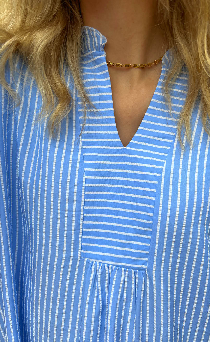 Say INA Copenhagen Kjole - Wilja - Blue Striped