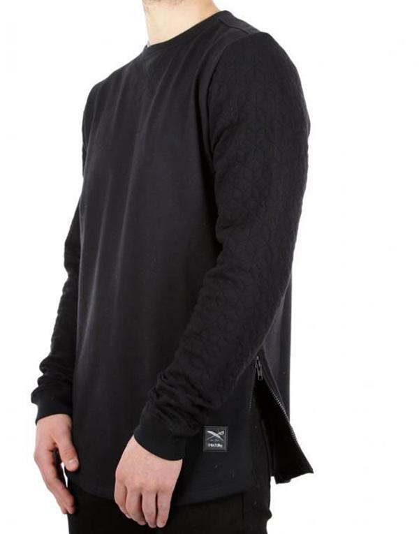 iriedaily-cubistic2-side-zip-crew_1.jpg IrieDaily Cubistic2 Side Zip Crew