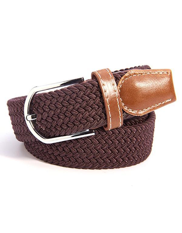 Unisex Canvas Elastic Belt