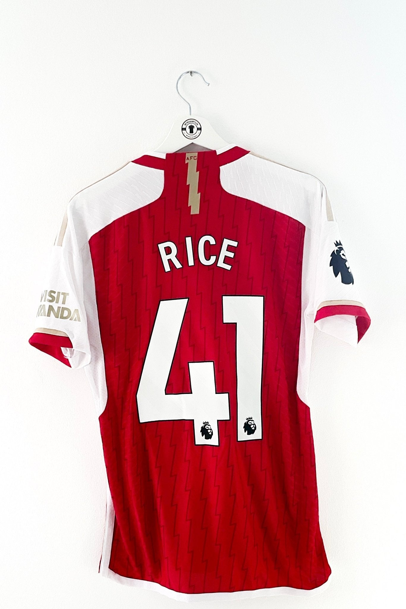 Arsenal 2023/2024 Hjemmebane #Authentic #Rice 41 Small 10/10