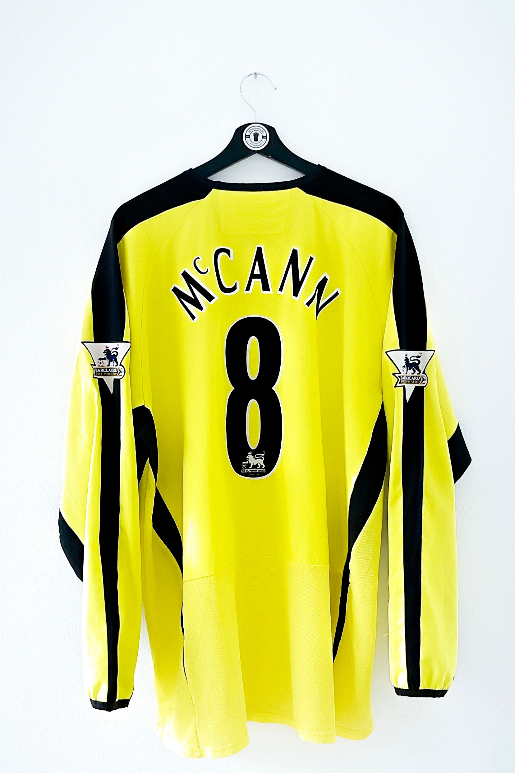 Aston Villa 2003/2004 Udebane #McCann 8 XL 8/10