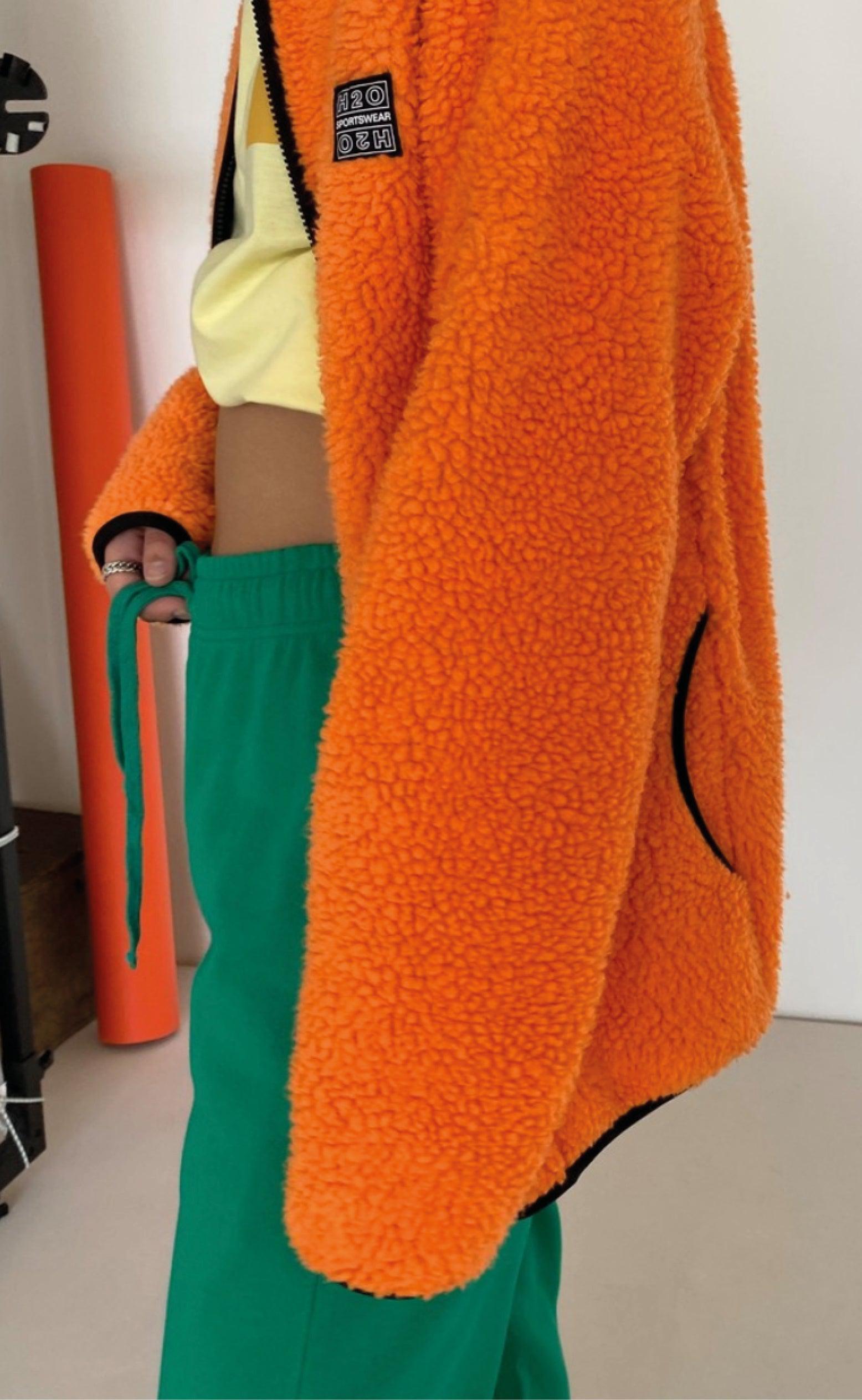 H2O Jakke - Langli Pile - Oriole Orange på udsalg